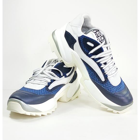 SERGIO ROSSI Sneakers US6 UK5 EU39 Contrast Leather Made in ItalyRRP $630 main image 6